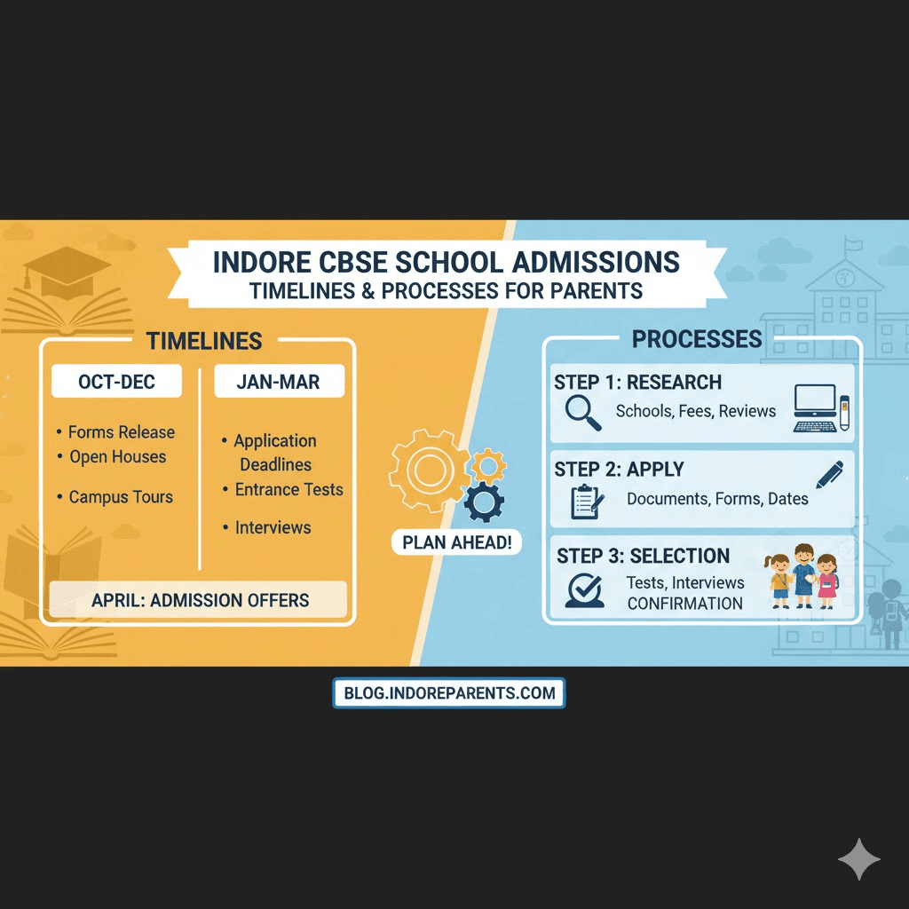 Comparing CBSE School Admission Timelines and Processes in Indore: What Parents Need to Know