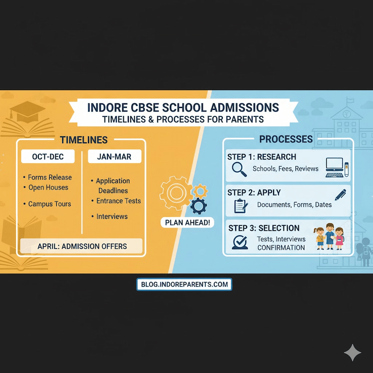Comparing CBSE School Admission Timelines and Processes in Indore: What Parents Need to Know
