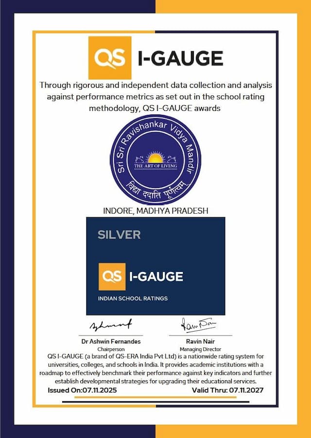 Proud Achievement – QS I-GAUGE Silver Rating