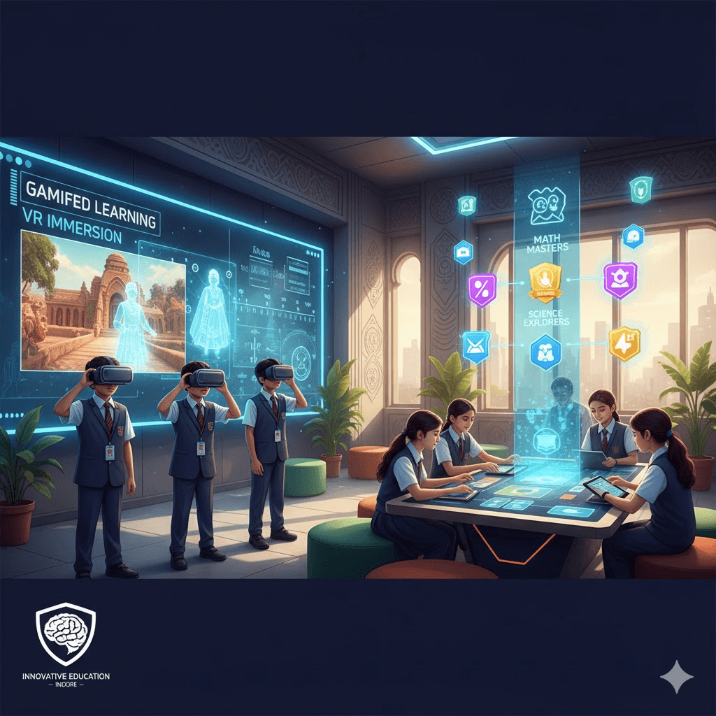 Innovative Approaches: Gamification and VR in Top CBSE Schools in Indore | SSRVM Indore