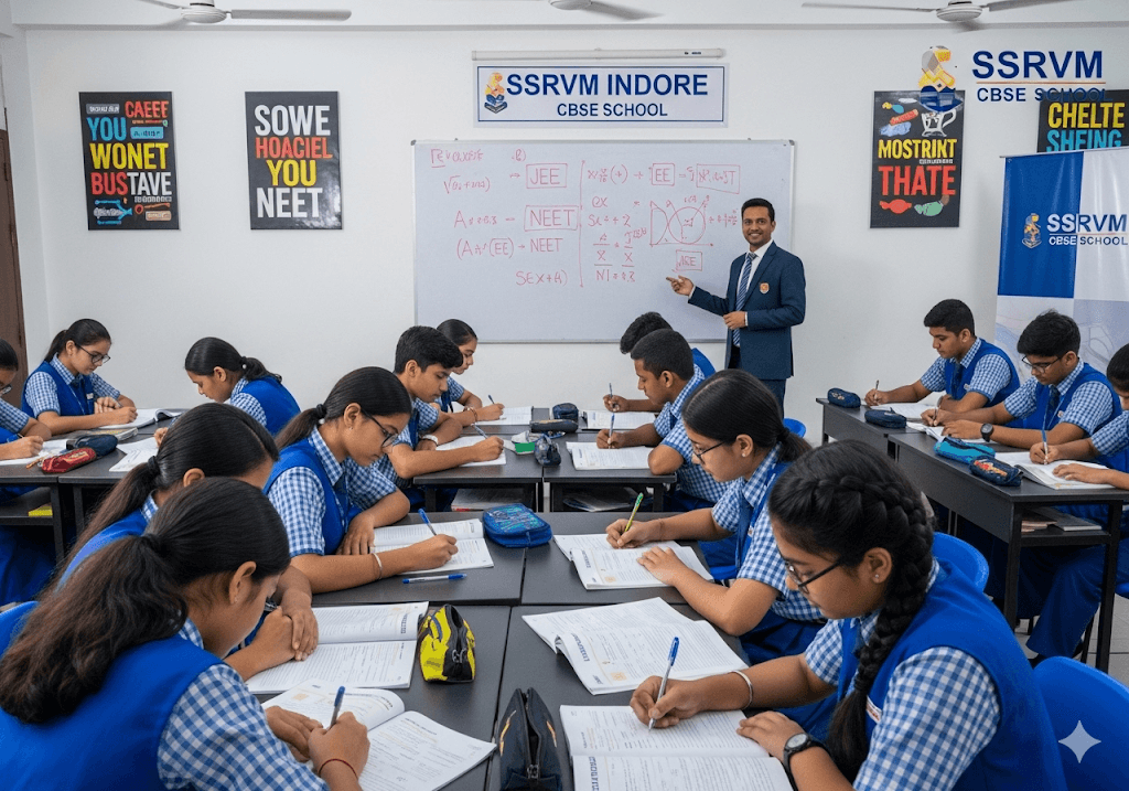 How SSRVM Indore Prepares Students for Competitive Exams: A CBSE School You Can Trust
