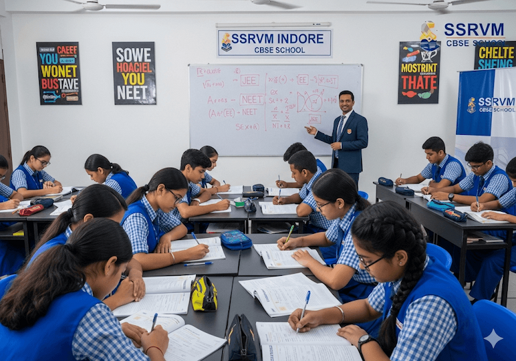 How SSRVM Indore Prepares Students for Competitive Exams: A CBSE School You Can Trust
