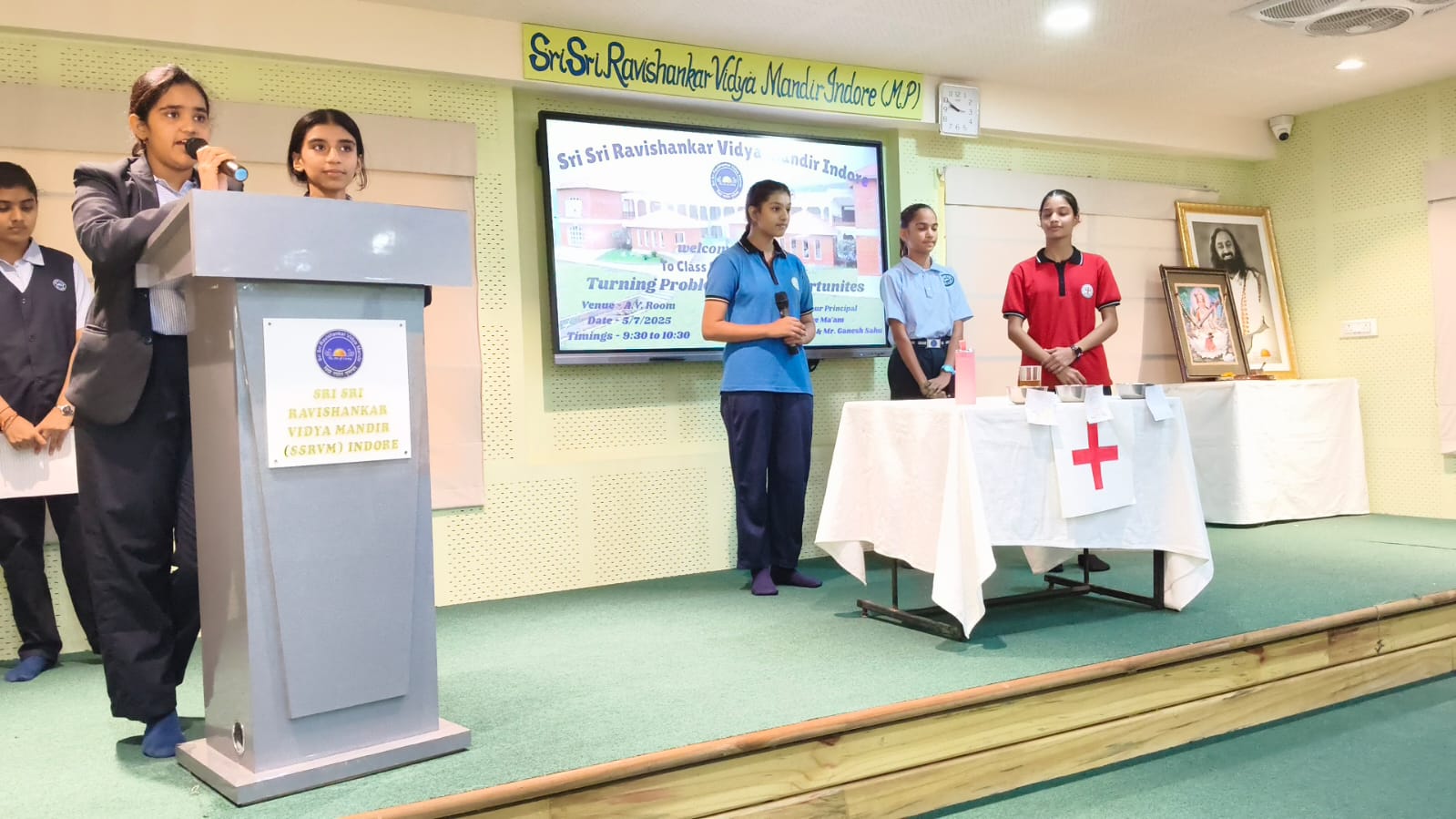 Class - 9th Assembly - 

Theme - Turn Problems into Opportunities